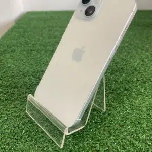 iPhone 15 azul de segunda mano, vista trasera
